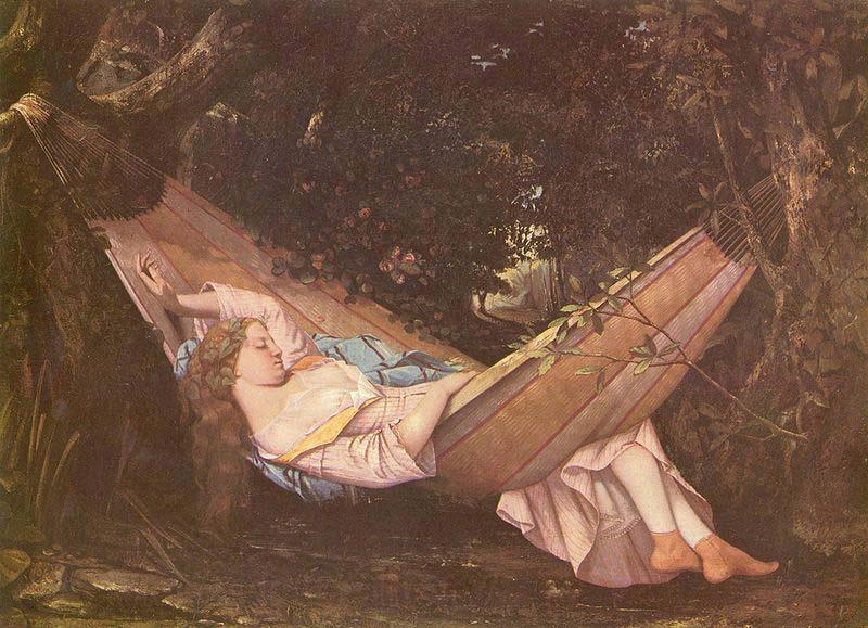 Gustave Courbet The hammock Spain oil painting art